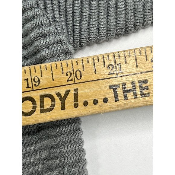 H&M Basic Open Front Ribbed Cardigan Sweater Womens XS Gray Cotton Viscose Soft - Picture 6 of 7